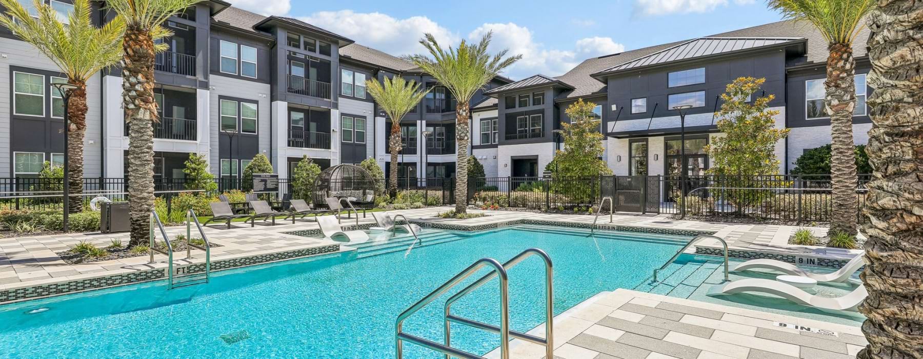 Luxury apartment amenities at Addison Farms in Apopka Florida featuring resort-style community spaces